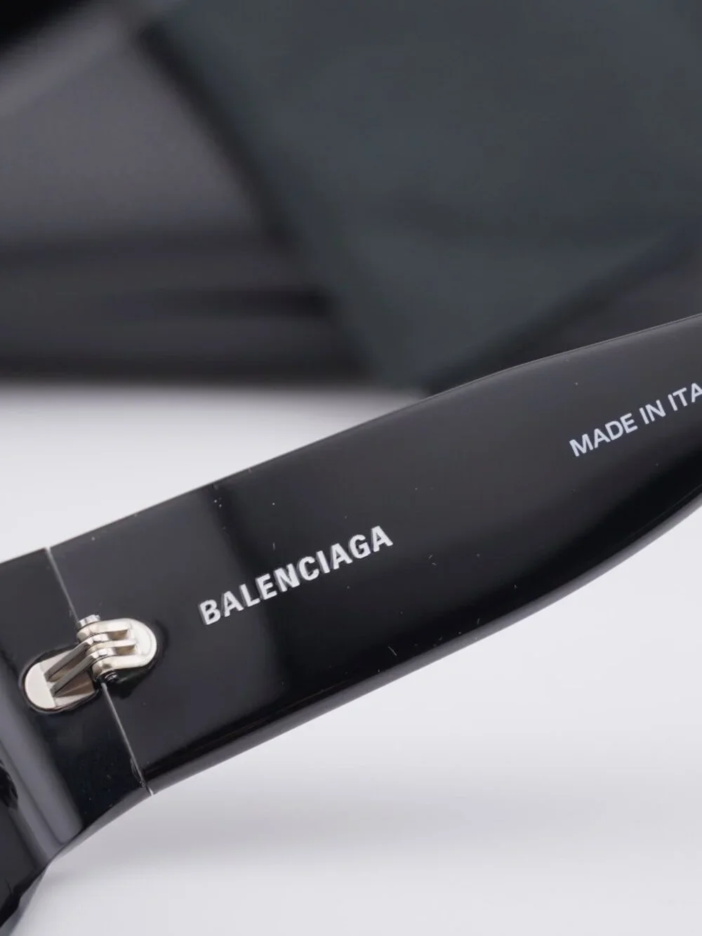 Balenciaga BB0330SK 001 Cat Eye Sunglasses - Black / Grey